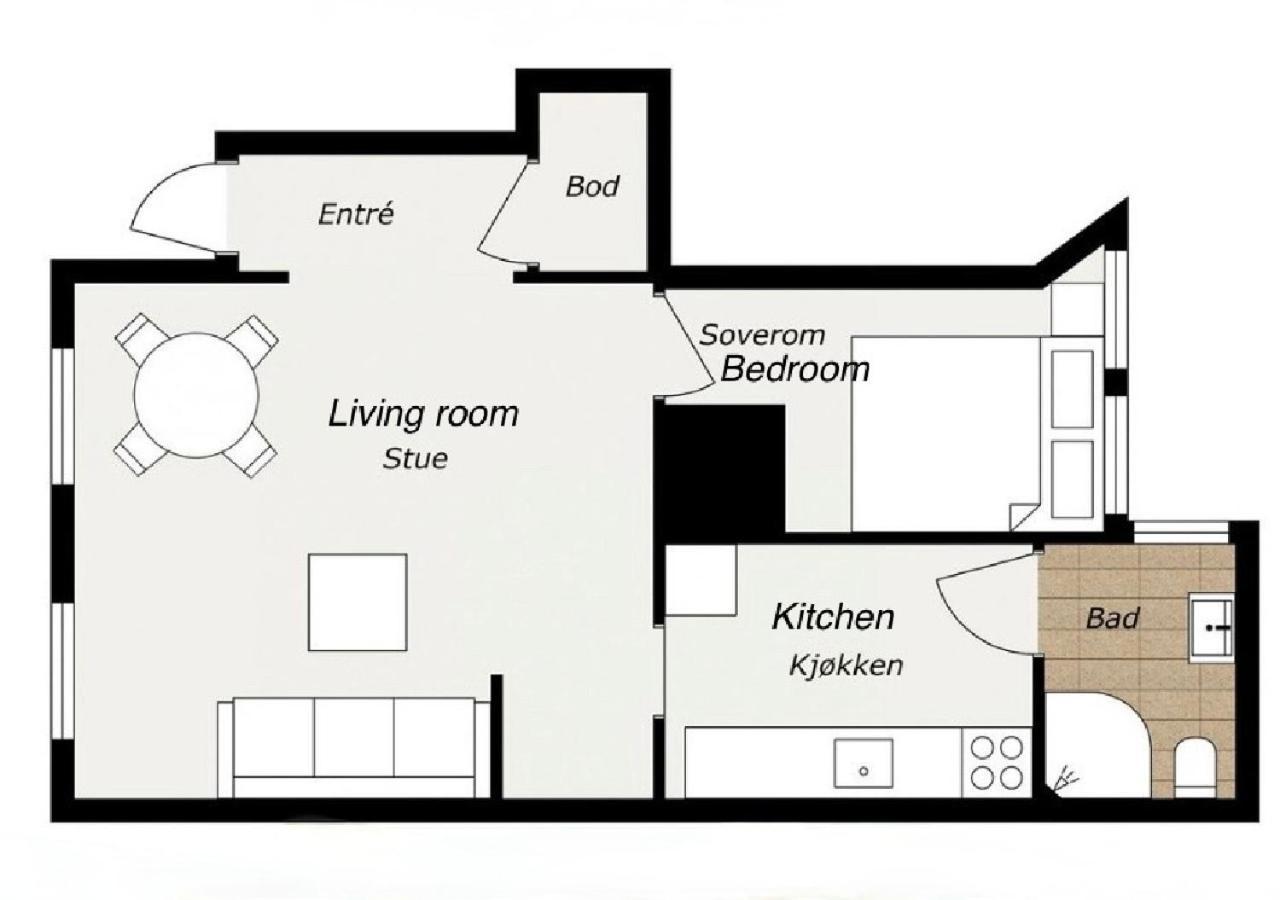 The Dreamhouse - Inner City Center - Old Town Bergen Luaran gambar